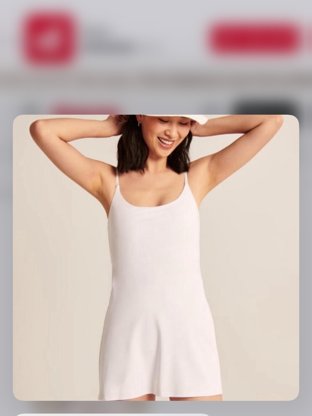 Abercrombie white tennis dress